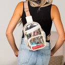  Parker Clear Stadium Crossbody Sling Bag