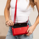  Ryann Genuine Leather Phone Wallet Crossbody