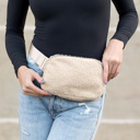  Lola Boucle Sherpa Crossbody Sling/Belt Bag
