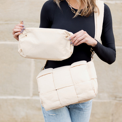 Romy Foldover Puffer Crossbody