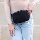  Lola Boucle Sherpa Crossbody Sling/Belt Bag