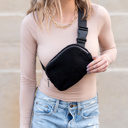  Lola Boucle Sherpa Crossbody Sling/Belt Bag
