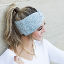 Aqua Blue C.C� Cozy Marled Headwrap