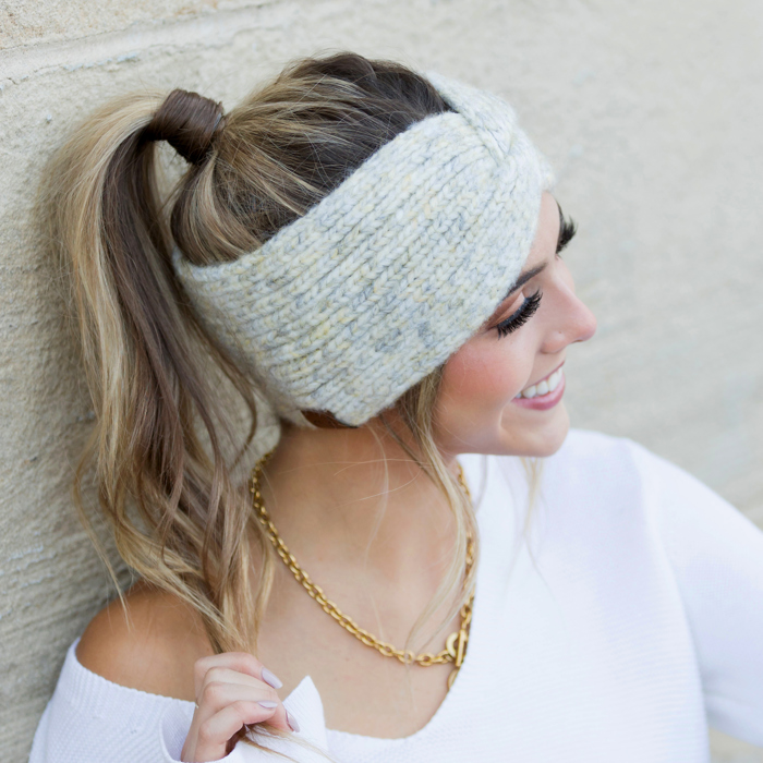 C.C� Cozy Marled Headwrap