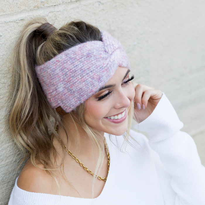 C.C� Cozy Marled Headwrap