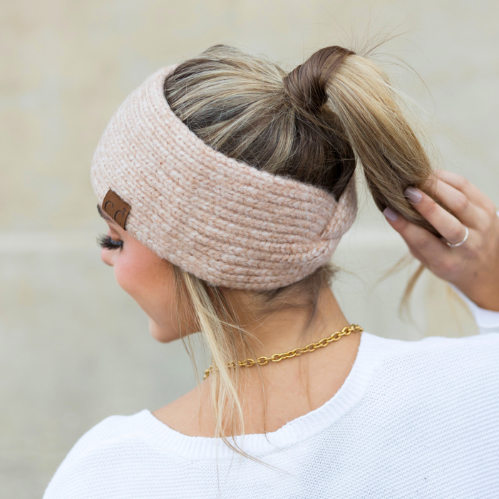 C.C� Cozy Marled Headwrap