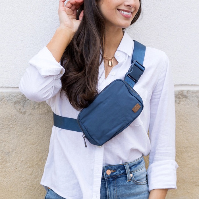 CC Everywhere Nylon Sling Crossbody Belt Bag