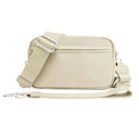 Almond Sydney Oversize Convertible ID Crossbody Bag
