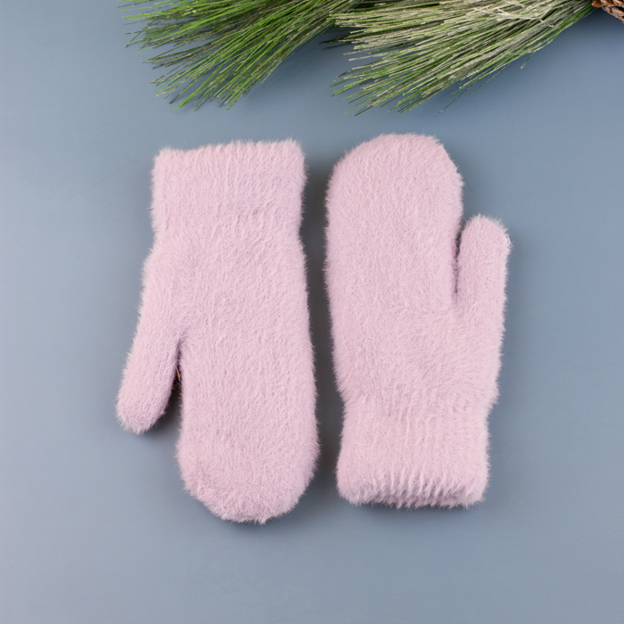 Plush Fur Lined Mittens