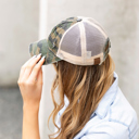  C.C� Camo Distressed Caps Hat