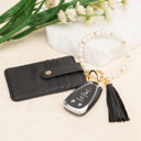  Pearl Key Ring Wallet Bracelet