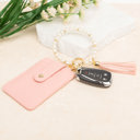  Pearl Key Ring Wallet Bracelet