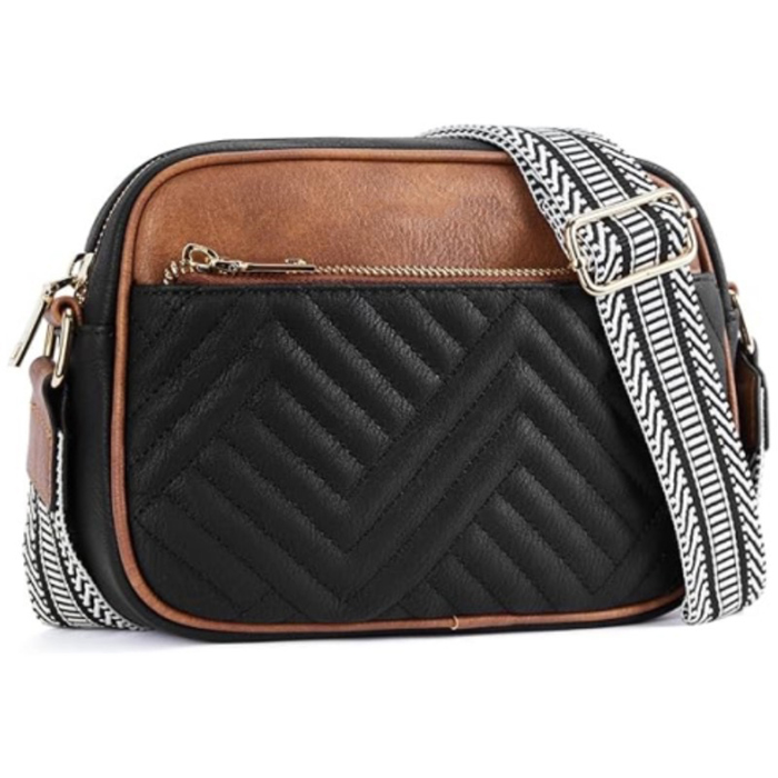 Everly Vegan Leather Camera Crossbody