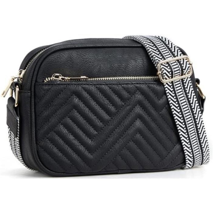 Everly Vegan Leather Camera Crossbody