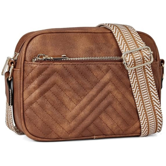 Everly Vegan Leather Camera Crossbody