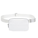 White Roam Nylon Crossbody Sling Belt Bum Bag Fanny Pack