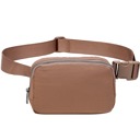Mocha Roam Nylon Crossbody Sling Belt Bum Bag Fanny Pack