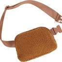  Lola Boucle Sherpa Crossbody Sling/Belt Bag