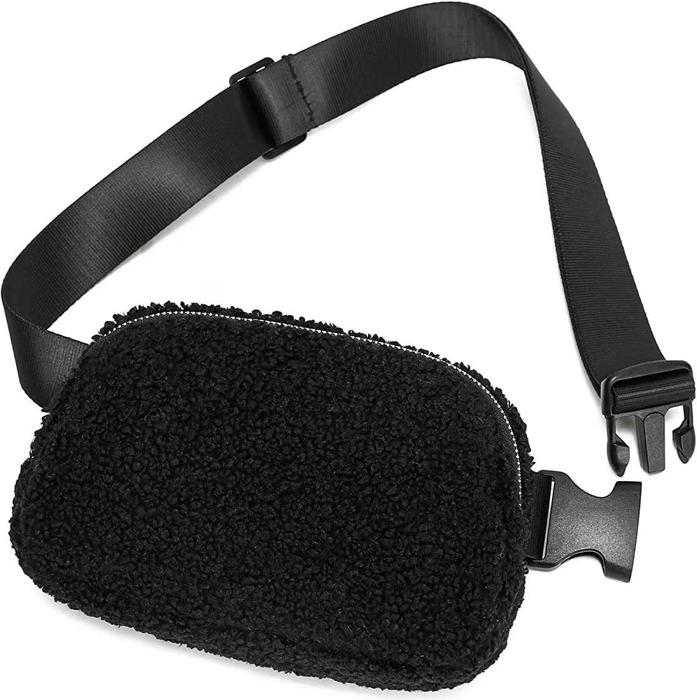 Lola Boucle Sherpa Crossbody Sling/Belt Bag