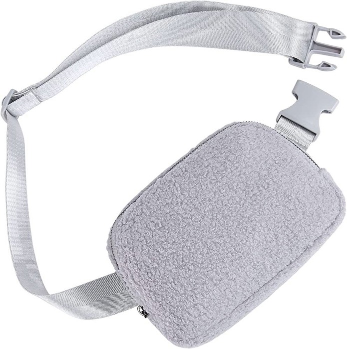 Lola Boucle Sherpa Crossbody Sling/Belt Bag