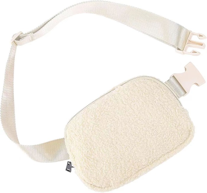 Lola Boucle Sherpa Crossbody Sling/Belt Bag