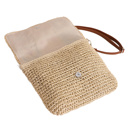  Sylvie Foldover Crochet Woven Crossbody