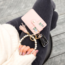  Pearl Key Ring Wallet Bracelet