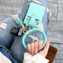  Key Ring ID Wallet Zip Bracelet