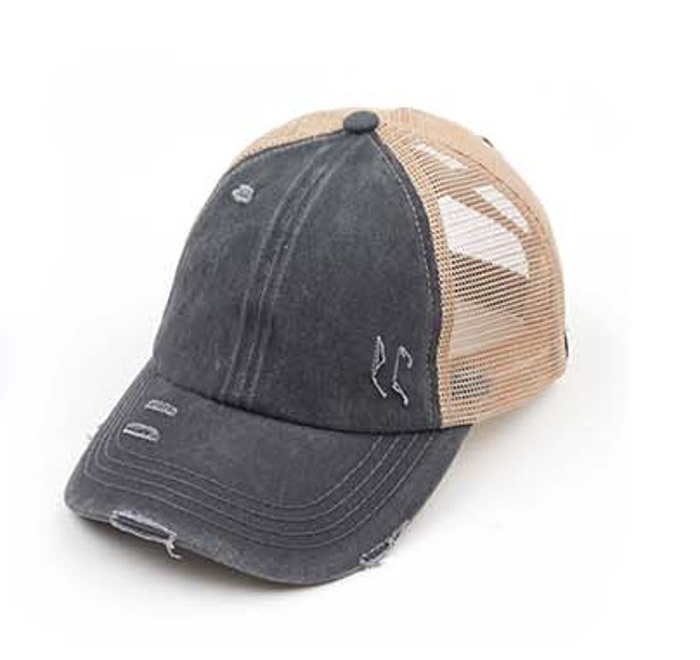 CC Criss-Cross Ponytail Caps Hat