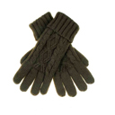  C.C� Cable Knit Lined Gloves