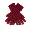  C.C� Cable Knit Lined Gloves