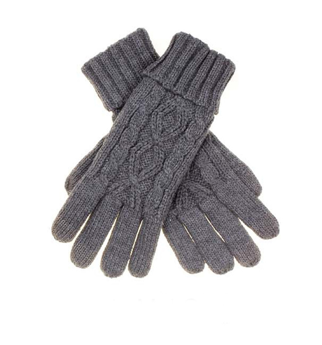 C.C� Cable Knit Lined Gloves
