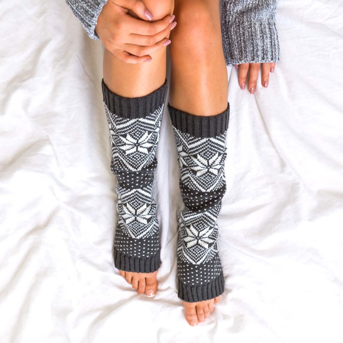 Alpine Snowflake Legwarmer