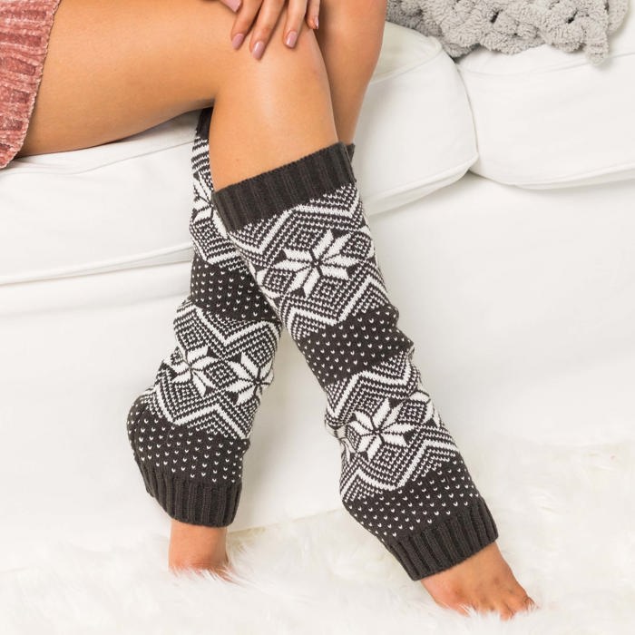 Alpine Snowflake Legwarmer