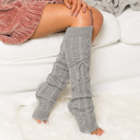  Long Cable-Knit Leg Warmers