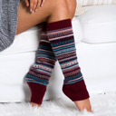  Fairisle Leg Warmers