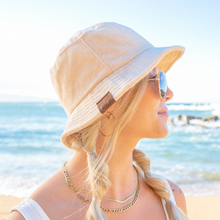 C.C� Terry Cloth Bucket Hat