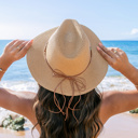  Boho Accent Panama Hat