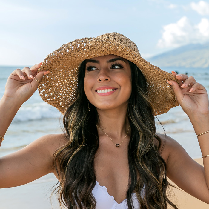 Woven Straw Sunhat