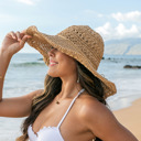  Woven Straw Sunhat