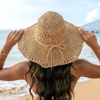 Woven Straw Sunhat