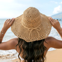  Woven Straw Sunhat