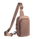 Mocha Kira Essential Nylon Crossbody