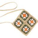 Olive Eliza Crochet Straw Crossbody