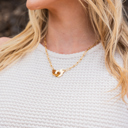  18K STAINLESS STEEL HANDCUFF NECKLACE