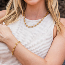  18K STAINLESS STEEL BARBED WIRE CHAIN NECKLACE