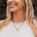  18K STAINLESS STEEL LOCK & CLIP CHAIN NECKLACE