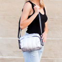  River Metallic Puffer Crossbody