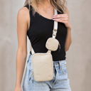  Eva Clippable/Removable Coin Pouch Crossbody