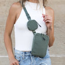  Eva Clippable/Removable Coin Pouch Crossbody